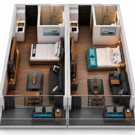 Themenpartment Penthouse Skylounge Apartment Gelsenkirchen